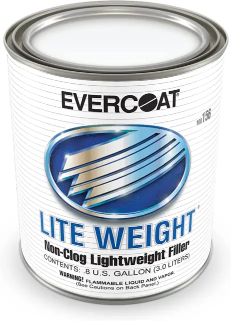 Evercoat Light Weight Body Filler Gallon Body for Aluminum, Fiberglass 128 Fl Oz