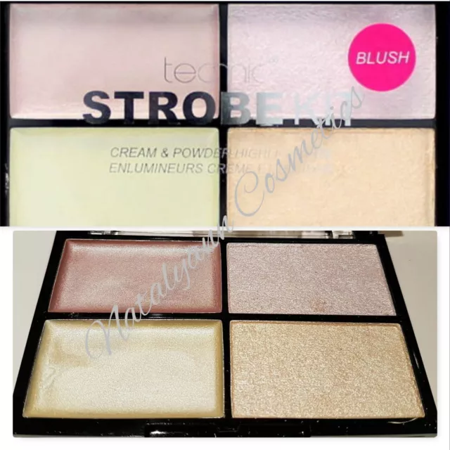 Kit stroboscopique Technic poudre et crème surligneur palette de surlignage blush SCELLÉ 3