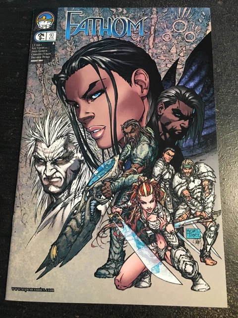 Michael Turner’s Fathom#2 Incredible Condition 9.4(2005) Micheal Turner Cover!!