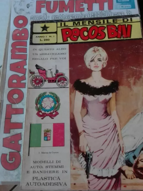 Il Mensile di Pecos Bill N.3 Anno 1966 -  ed. Sepim buono+