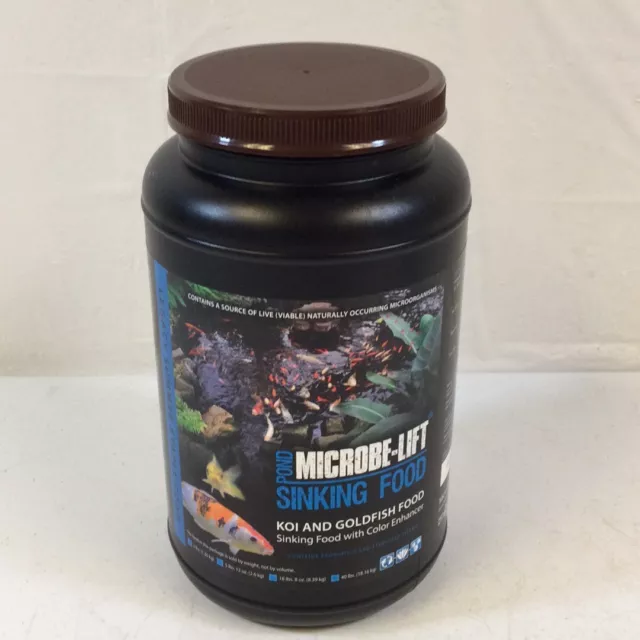 Ecological Labs MLLSPMD Microbe Lift Koi And Goldfish Sinking Food With Enhancer