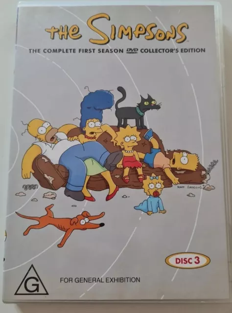 SIMPSONS THE Season 1 DVD 1989 . VeryGood FreePost 13.90