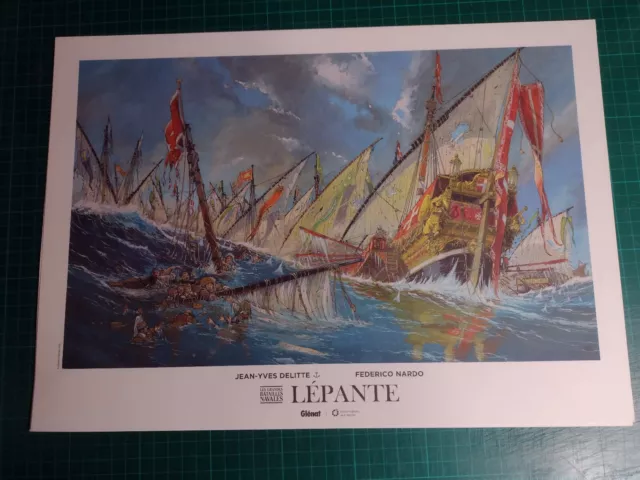 Ex-Libris Geant - Les Grandes Batailles Navales - Lepante