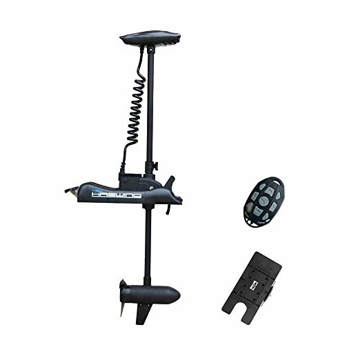 Haswing BLACK 24V 80LBS 60" Bow Mount Trolling Motor & Quick Release Bracket