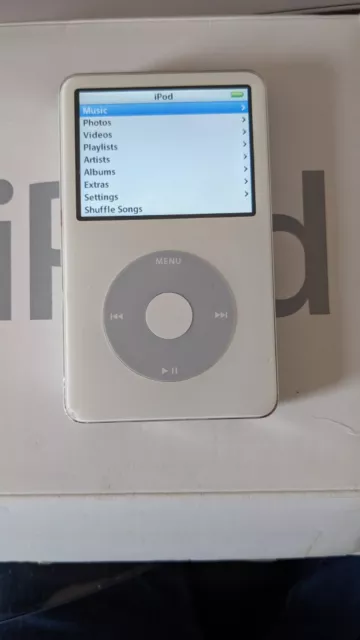 Apple iPod Classic 5th Gen Video White 30Gb