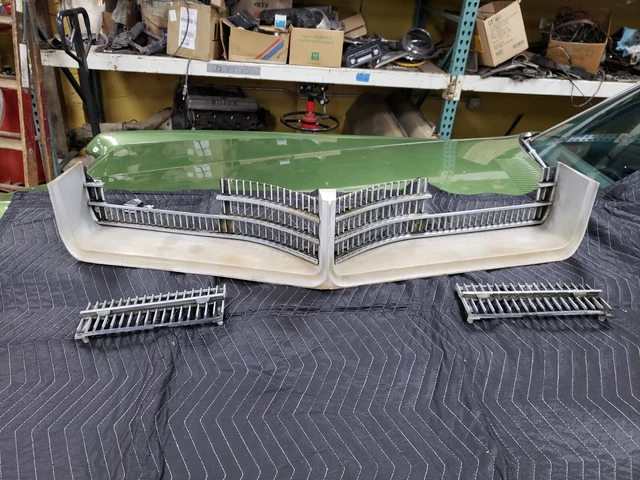 Original Grille 1969 Buick Riviera Grill w Headlight Covers Plastic Front Trim
