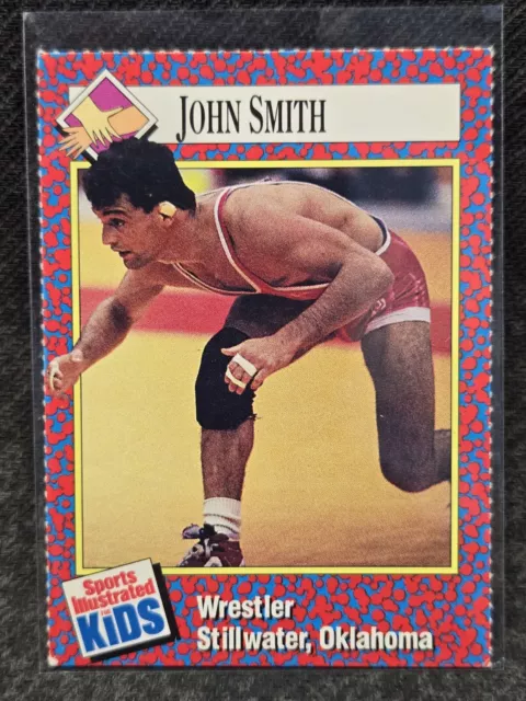 John Smith ROOKIE 1991 Sports Illustrated For Kids SI Olympic Wrestling HOF NM+