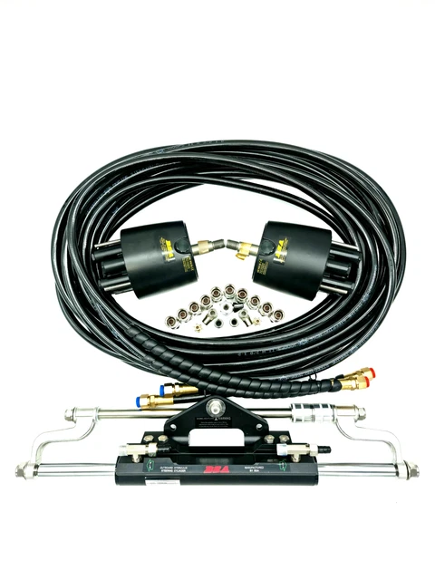 Boat Outboard Hydraulic steering Twin front mount kit Suits Yamaha 150HP-300HP