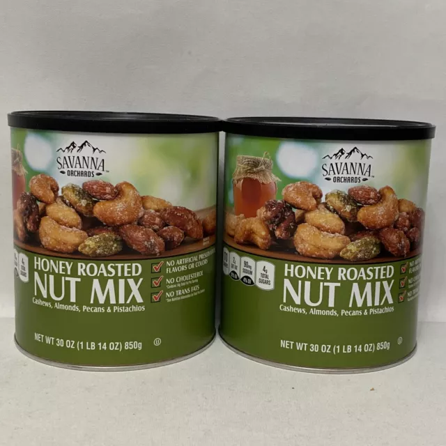 SAVANNA ORCHARDS GOURMET Honey Roasted Nut Mix - 30oz $29.99 - PicClick