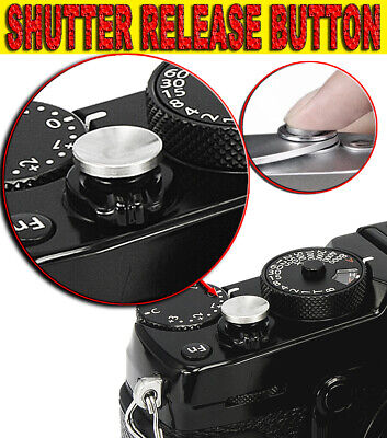 Agfa SOFT SHUTTER RELEASE button BLACK adatto a NIKON DF FM2 FM3 HASSELBLAD 503CW 