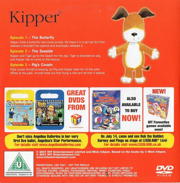 KIPPER 3 Brilliant Episodes Children's Animation DAILY MIRROR