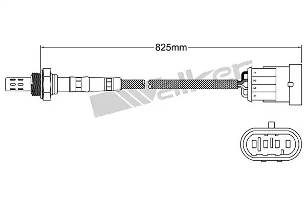 Capteur Lambda Pour Smart Fortwo 451 1.0 999ccm 2007 - Qualité OE, Neuf, 2 Ans Garantie