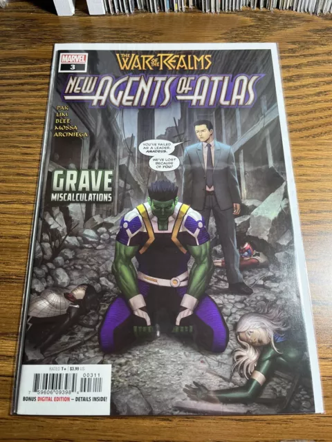 War Of The Realms New Agents Of Atlas 3 Nm/Nm+ Marvel Comics 2019