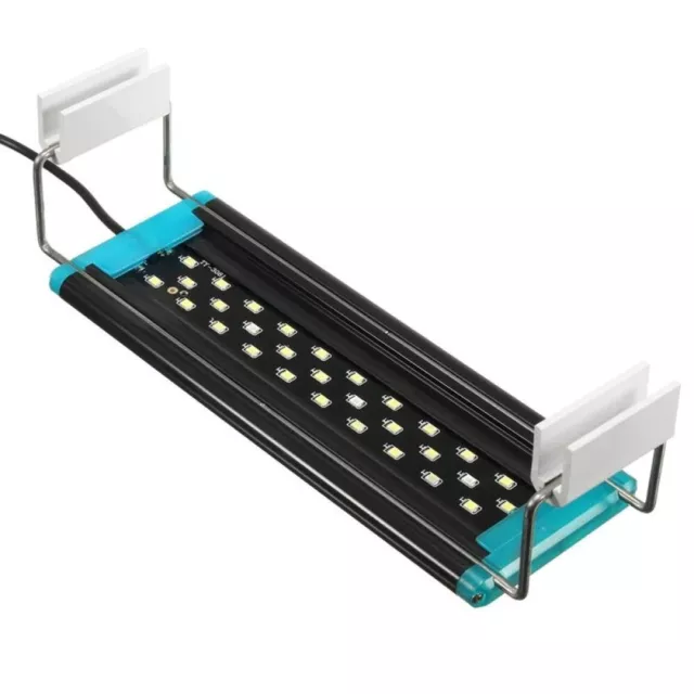 PLAFONIERA LED LUCE BIANCA BLU LAMPADA PER ACQUARIO BARRA DA 20 A 30CM Dee-D53