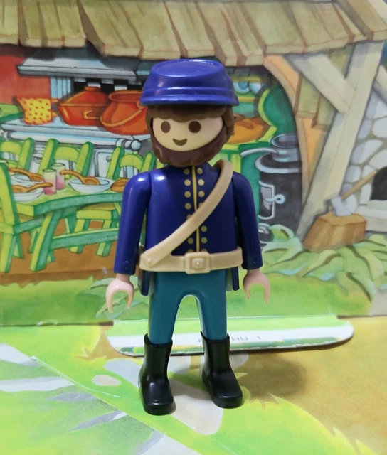 Harnais Nordiste Zouave Playmobil N°31 Compatible Avec Les Trains - Pièce Vintage En 3D