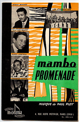 Partition accordéon orchestre années 1950-3 pasos de Georges BESSON Toledo 
