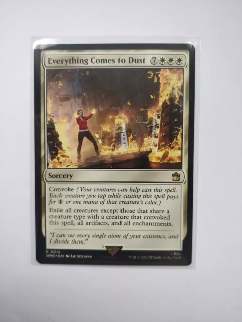 WOTC Universes Beyond: Doctor Who, Everything Comes To Dust (R) NM