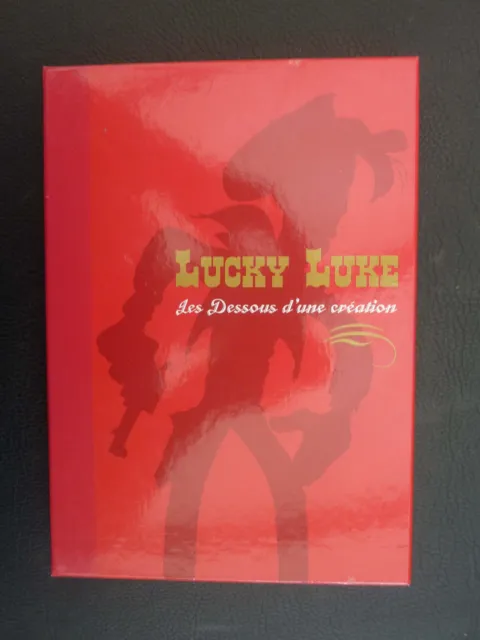 MORRIS Lucky Luke ex-libris "Atlas" coffret pour rassembler les x-l (vide)