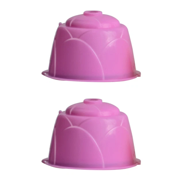 2 Pcs Reusable Capsules Coffee Strainer Cup Coffee Capsules Metal