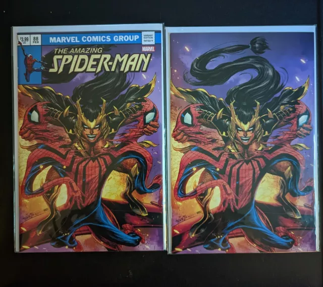 Amazing Spider-Man #88 ~ Kirkham Variant Set ~ 1St Goblin Queen  Vf+/Nm