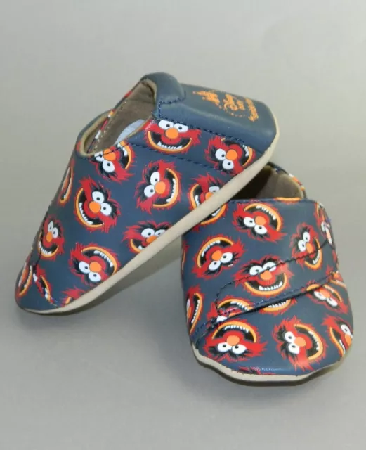 Stride Rite Infant Boy's Crib Shoes Disney Animal Print Navy Red 3 6 12 Months