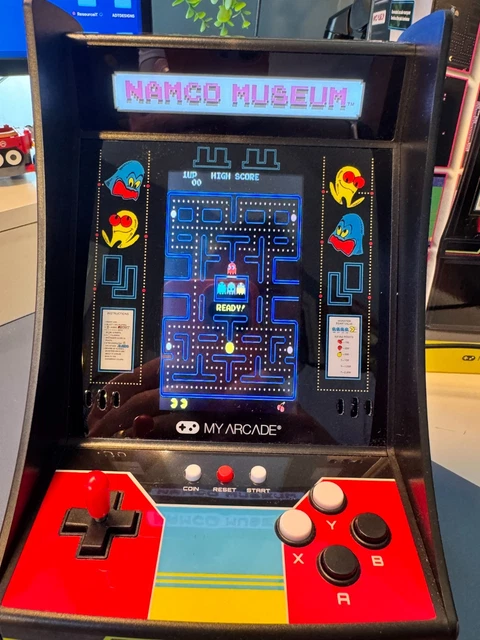 The Namco Museum Mini Player is a tiny arcade for your desk