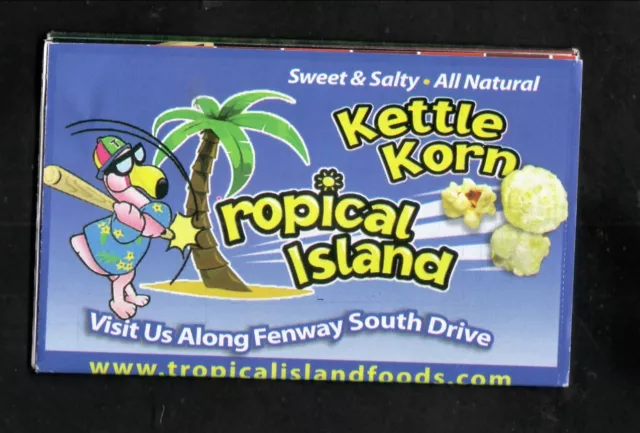 BOSTON RED SOX2024 Spring Training Pocket ScheduleTropical Island