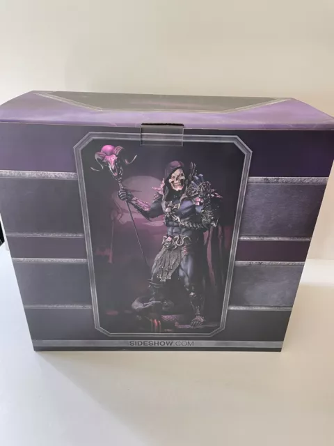 Sideshow Collectibles Skeletor Statue Masters of the Universe MotU Neu + OVP