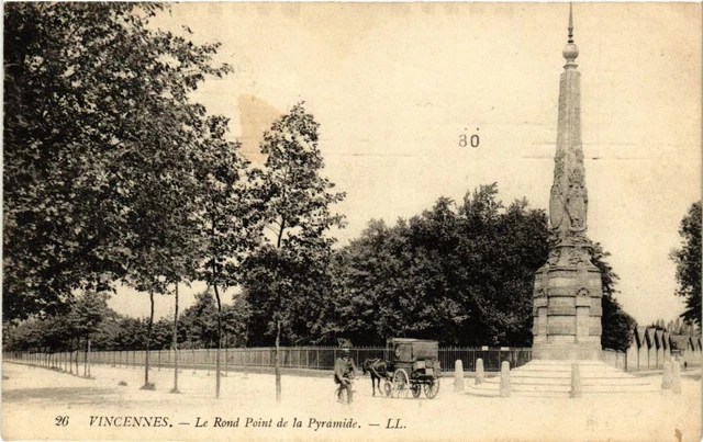 CPA AK VINCENNES Le Rond-Point de la Pyramide (672263)