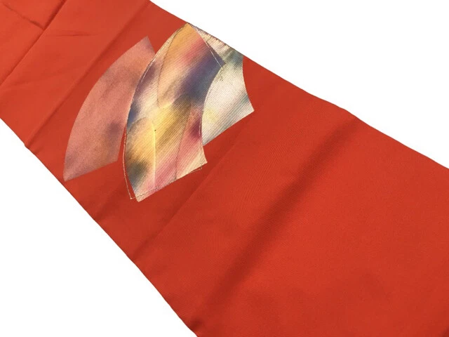 6141832: Japanese Kimono / Vintage Nagoya Obi / Woven Jigami Pattern