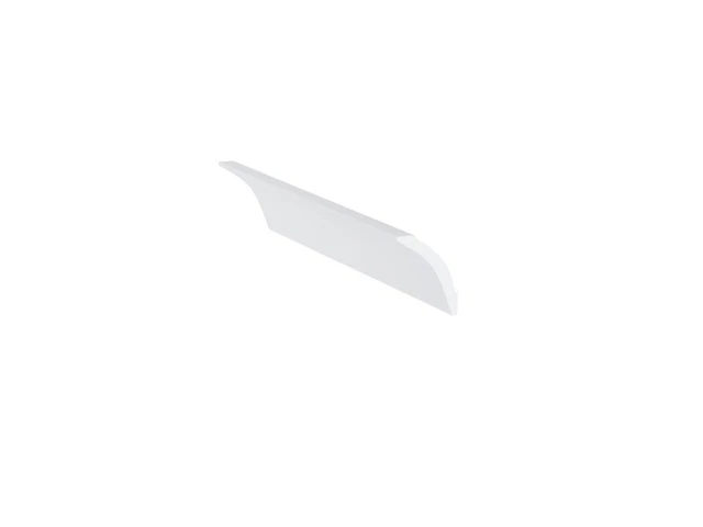 Lot de 3 corniches plafond en polystyrène L290 x H5 cm blanc - RENODA
