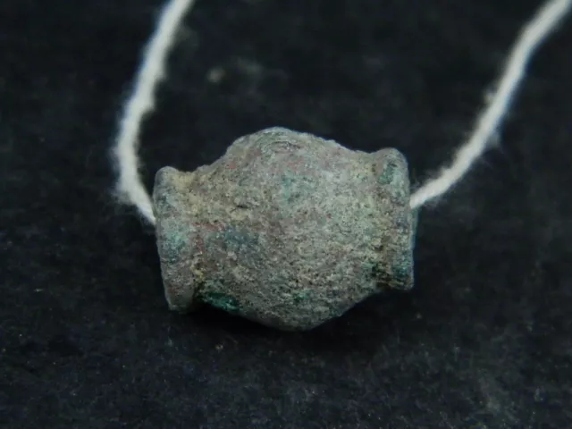 Ancient Bronze Bead Bactrian 300 BC #BR6414