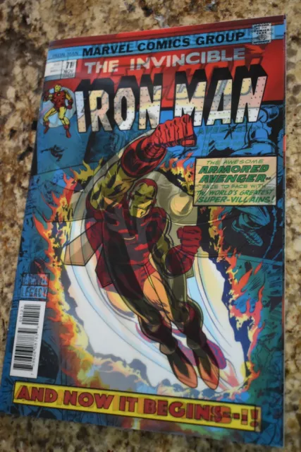 MARVEL Falcon #1 - Invincible Iron Man #71 Lenticular Homage Variant BLACKHEART