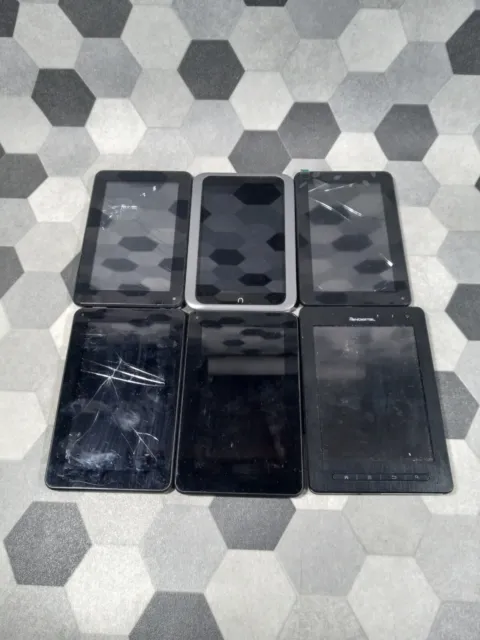 Lot Of 6 Tablets Nook, Dopo, Pendigital parts/repair AS-IS