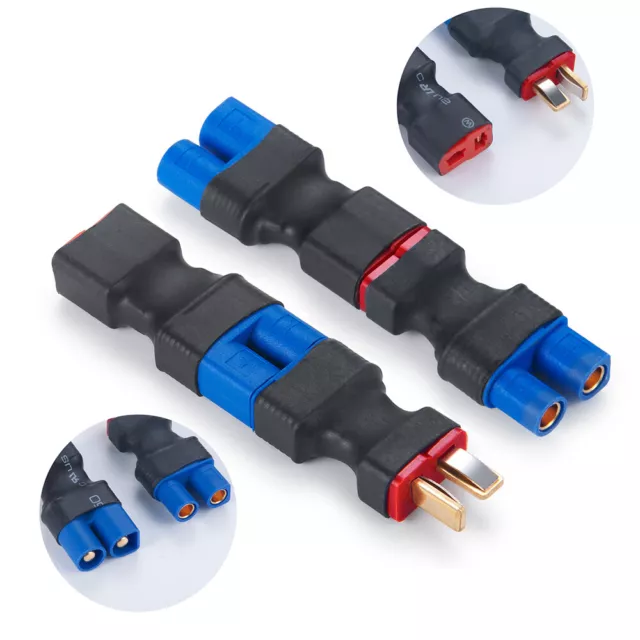 Female EC3 to Male T-plug Deans Connector Adapter No Wire Female to Male Adapter