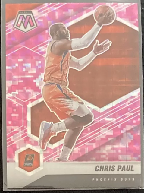 Chris Paul 2020-21 Mosaic Pink Camo Prizm Suns Wake Forest