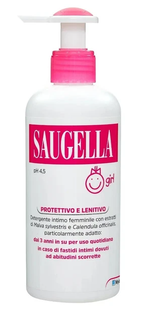 SAUGELLA GIRL pH 4.5 - Detergente Intimo Dai 3 Ai 12 Anni - 200 ml