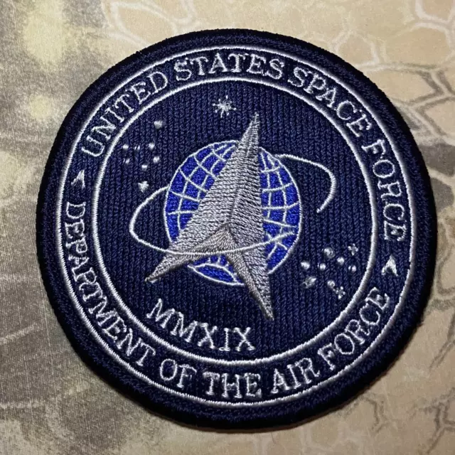 Patch Hook Fastener Compatible United States Space Force Seal 3" Sized