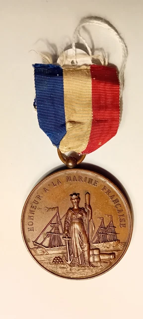 Médaille Française Vintage En Bronze – Déco Ancienne Et Authentique