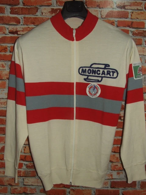 Veste/maillot Cyclisme Vintage Eroica – Terni – 50% Laine – Taille L – Occasion