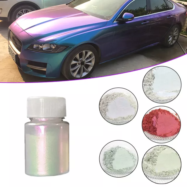 10g Auto Car Paint Pigment Chameleon Colors Changing Pearl Powder Accessories