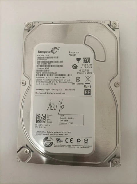Seagate ST250DM000 Barracuda Disque dur interne 3,5 SATA III 7200