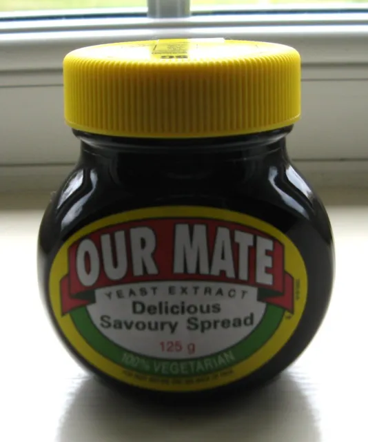 Our Mate Marmite Jar from Australia/NZ - New/Sealed - 115 gm Post World Wide