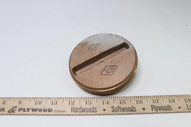 Jay R. Smith Mfg. Co Floor Cleanout Plug Cast Bronze Round 4470T05
