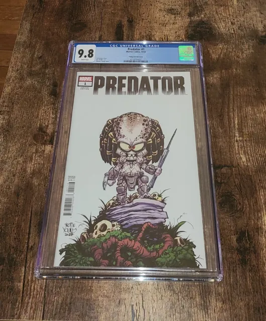 Predator #1 CGC 9.8 Graded Skottie Young Variant Cover Marvel Comics 2022