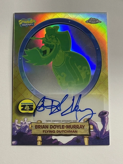 2025 TOPPS CHROME SpongeBob SquarePants Flying Dutchman Auto Brian