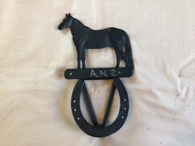 Vintage Metal Horse Themed Door Knocker