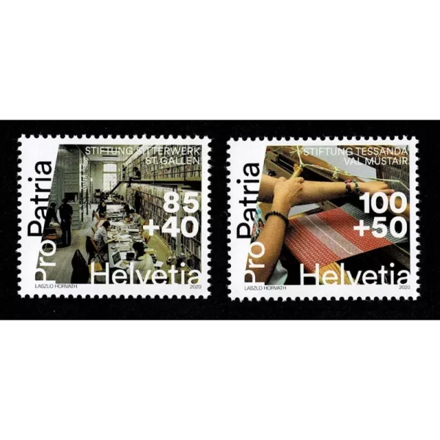 FR3742 - 2020 Svizzera serie Pro Patria MNH/**