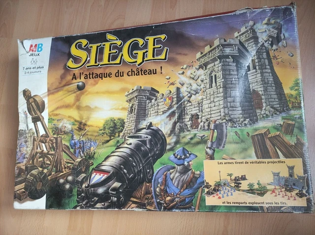 Jeu De Société MB – Siège à L'attaque Du Château – Bon état – Vintage