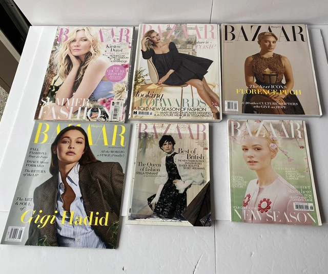 HARPER'S BAZAAR MAGAZINE Lot June July 2013 May 2014 march